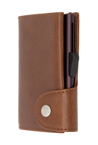 C-Secure XL Vegetable Leather Coin Wallet - Gun