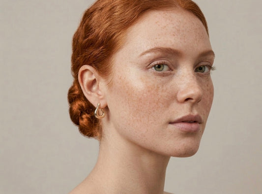 Liquid Contour Gold Plated Hoops